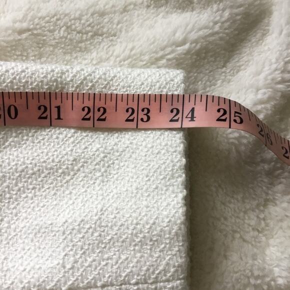 J.Crew White Tweed Lady Jacket with Gold Buttons - Picture 12 of 16